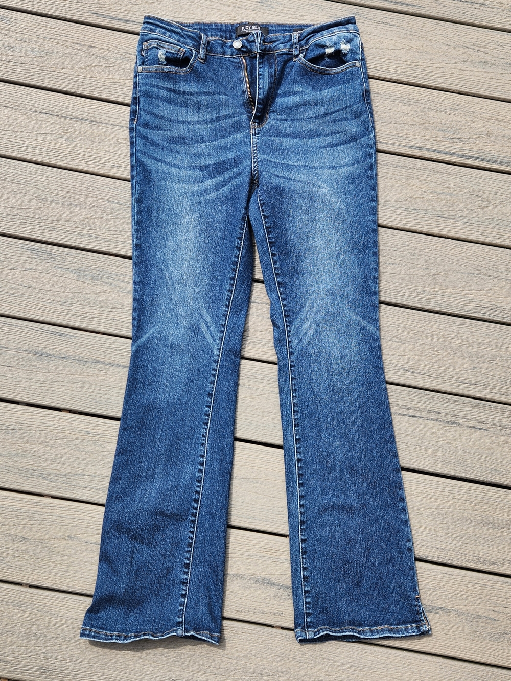 Judy Blue Medium Blue Slim Boot Cut Jeans